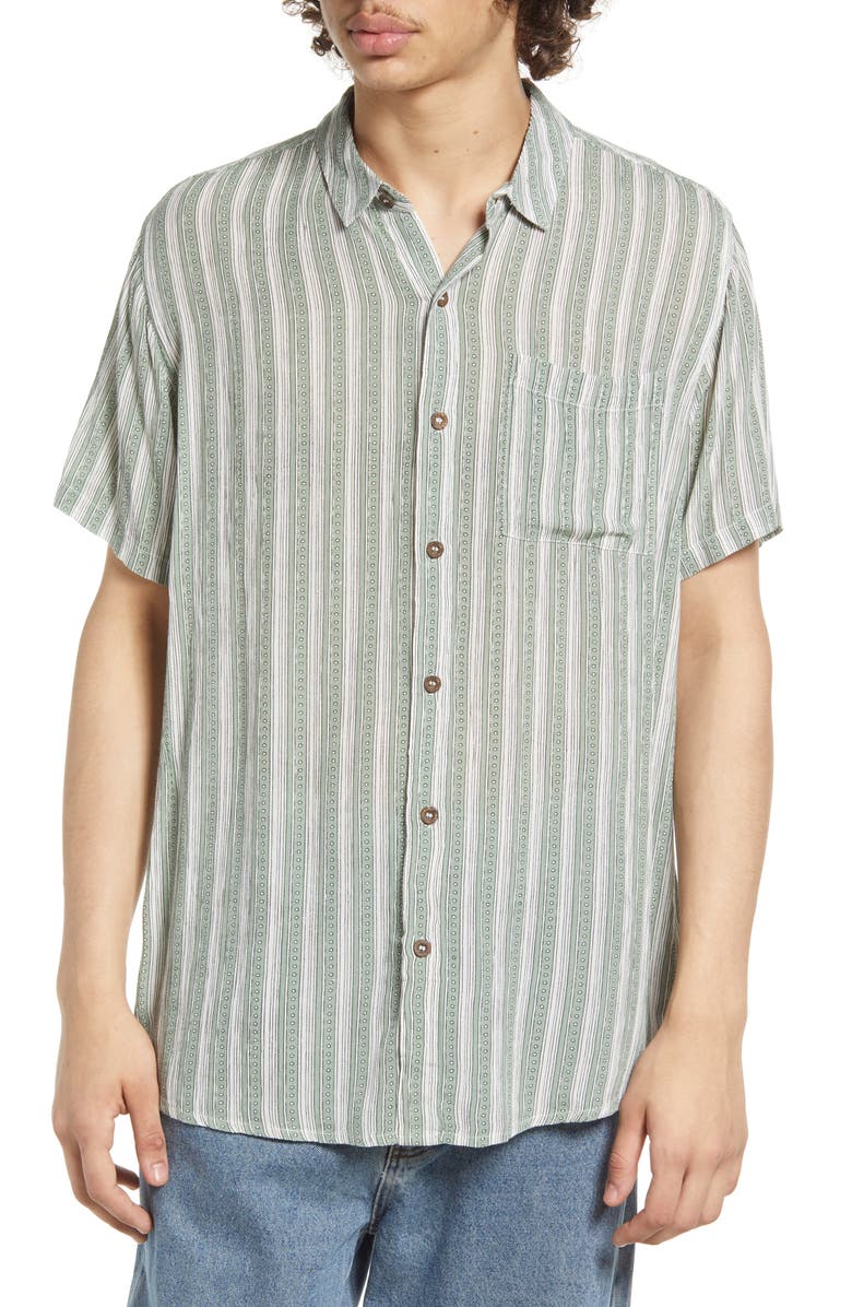 Rolla’s Rolla's Men's Bon Sun Stripe Button-Up Shirt, Main, color, 