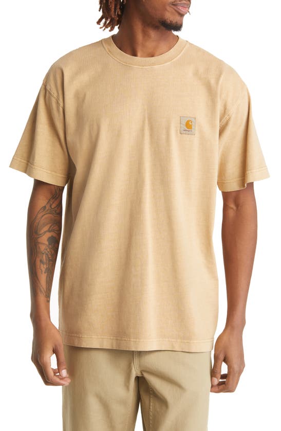 Carhartt Vista T-shirt In Dusty H Brown Garme