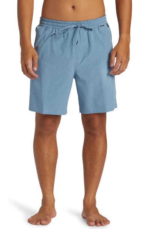 Heather Taxer Amphibian Water Repellent Board Shorts in Blue Shadow