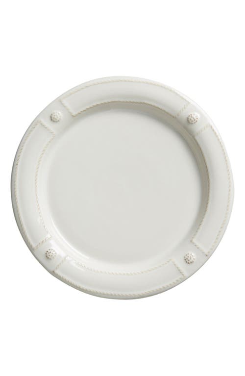 Shop Juliska Berry & Thread French Panel Ceramic Salad Plate In Whitewash