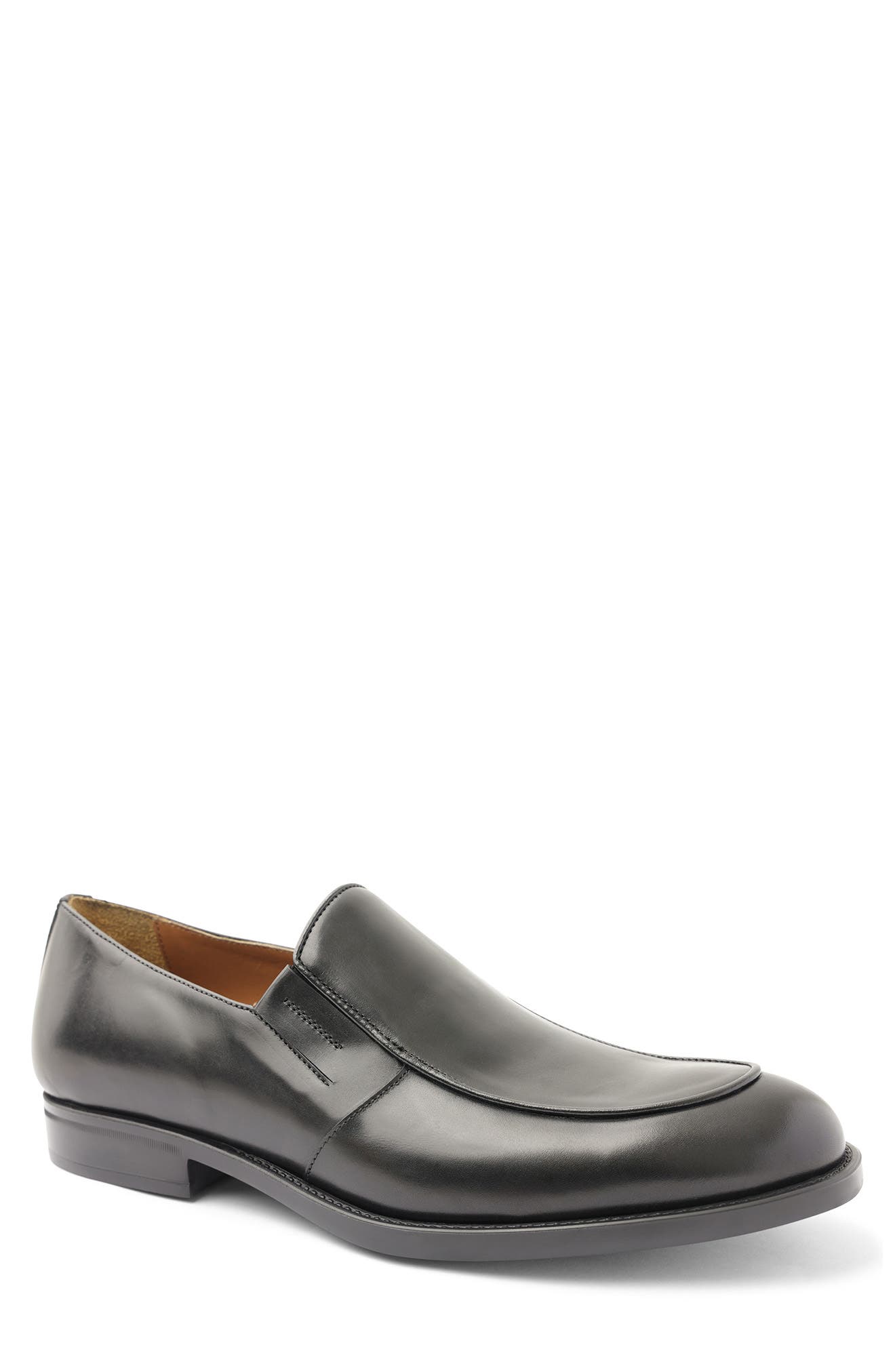 bruno magli leather loafers