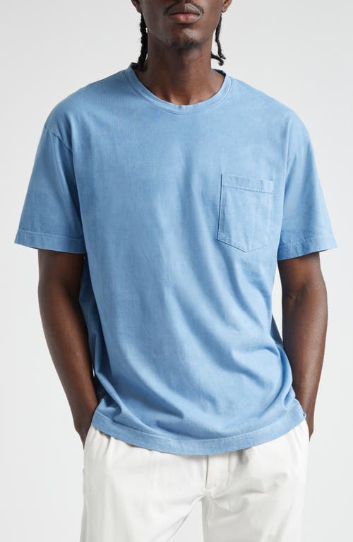 De Bonne Facture Oversize Cotton T-shirt In Indigo