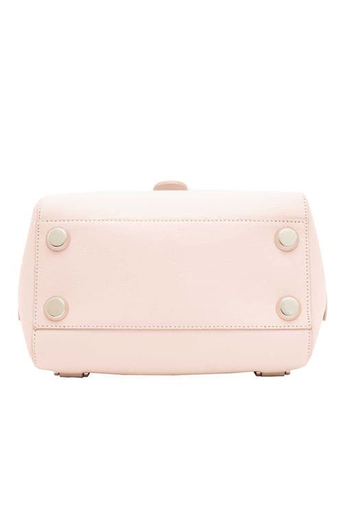 Senreve Mini Maestra Pebbled Leather 4-way Convertible Handbag In Blush
