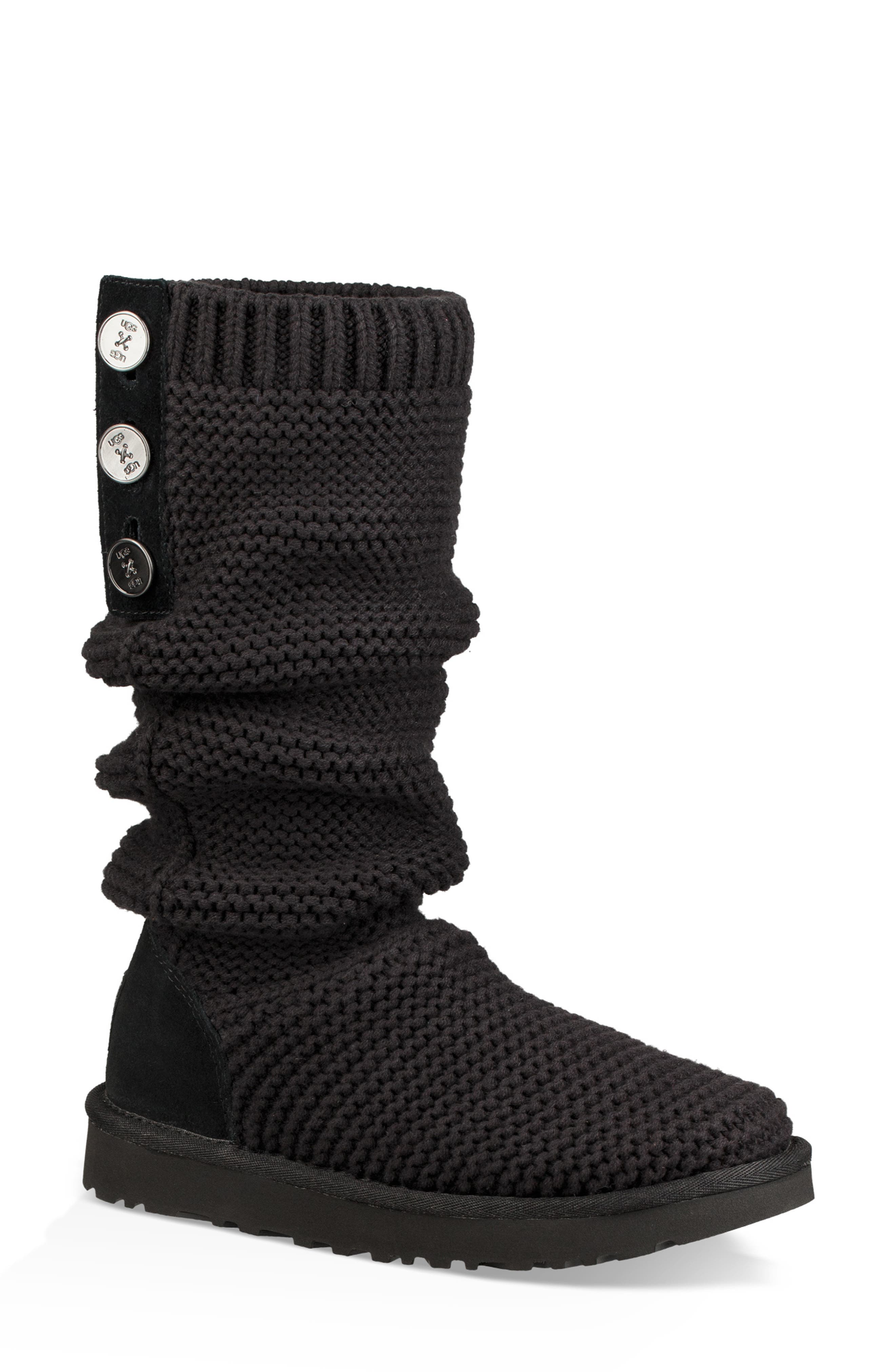 UGG | Purl Cardy Knit Wool Lined Boot 