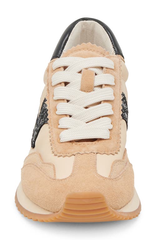 Dolce Vita Women's Notice Adjustable Strap Low Profile Sneakers In Tan Multi Nylon