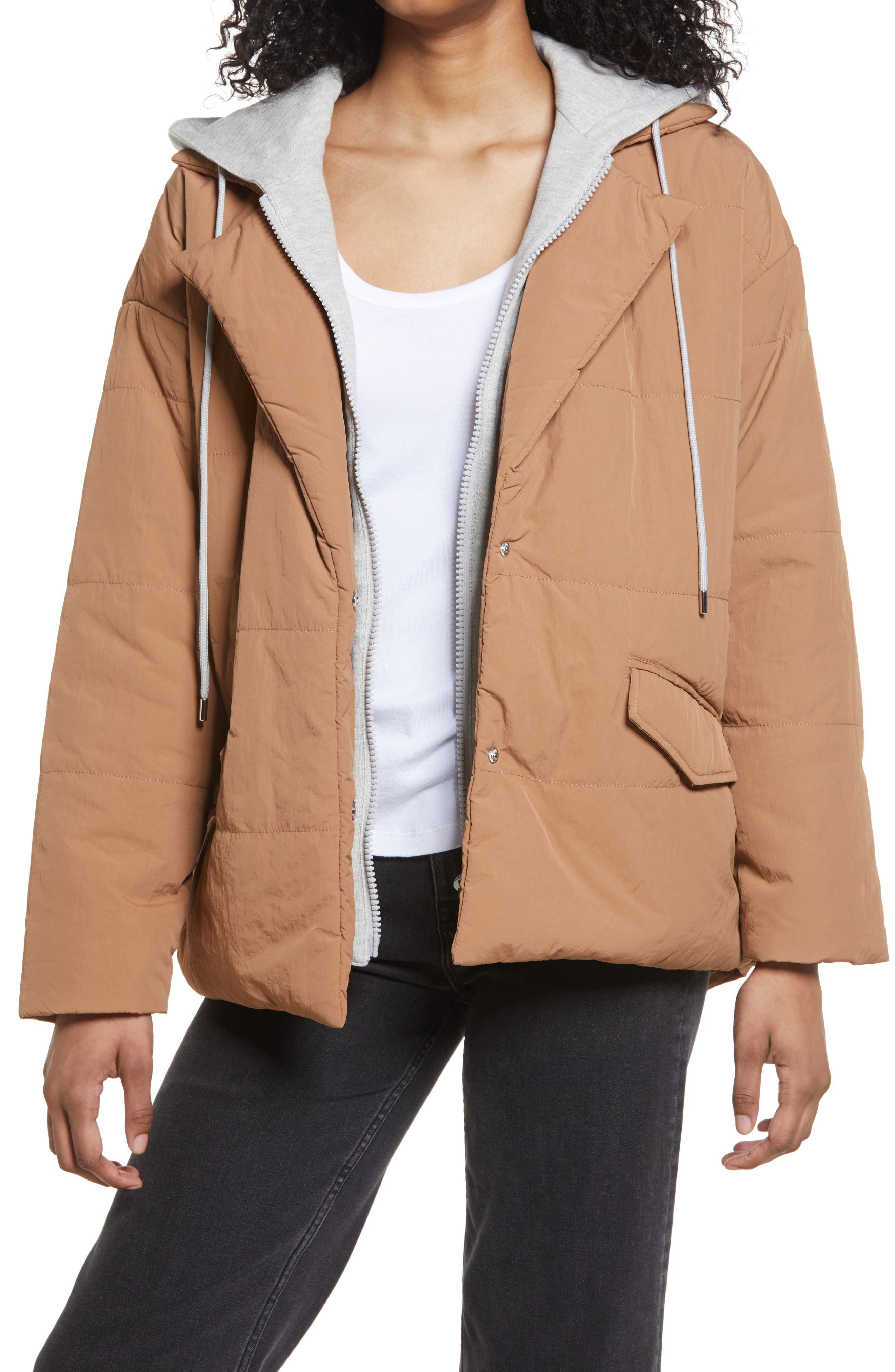 blanknyc hooded jacket