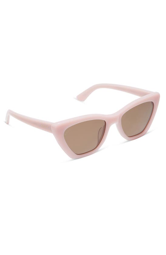 Shop Diff Camila 56mm Gradient Square Sunglasses In Brown/ Pink