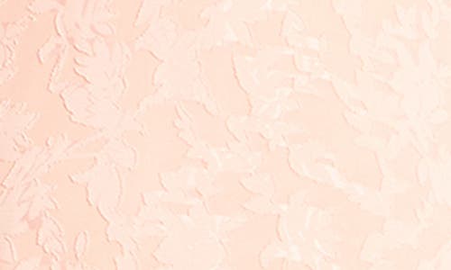 City Chic Inez Floral Cutout Puff Sleeve Dress In Dusty Pink