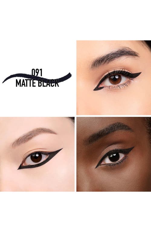 Shop Dior .show Stylo Waterproof Eyeliner In 091 Matte Black