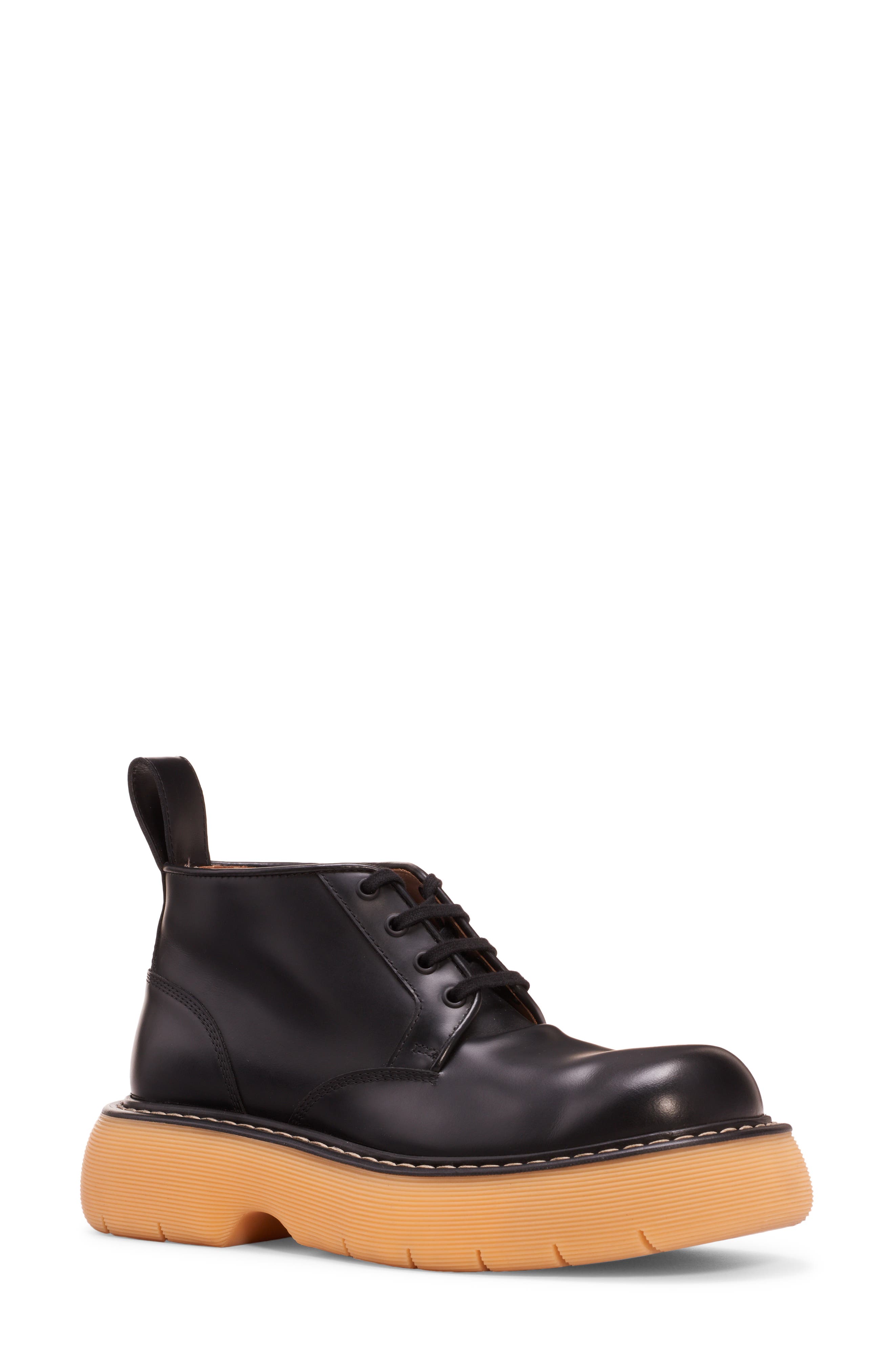 bottega veneta lace up boots