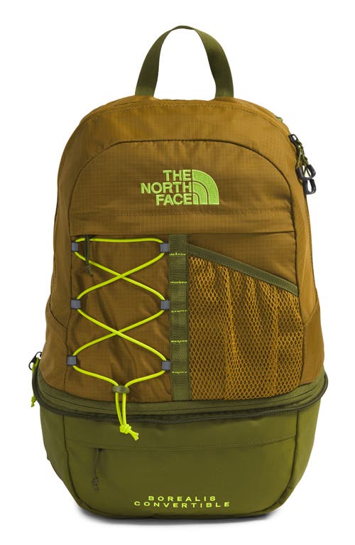 Shop The North Face Borealis Convertible Backpack In Forest Olive/moss Green