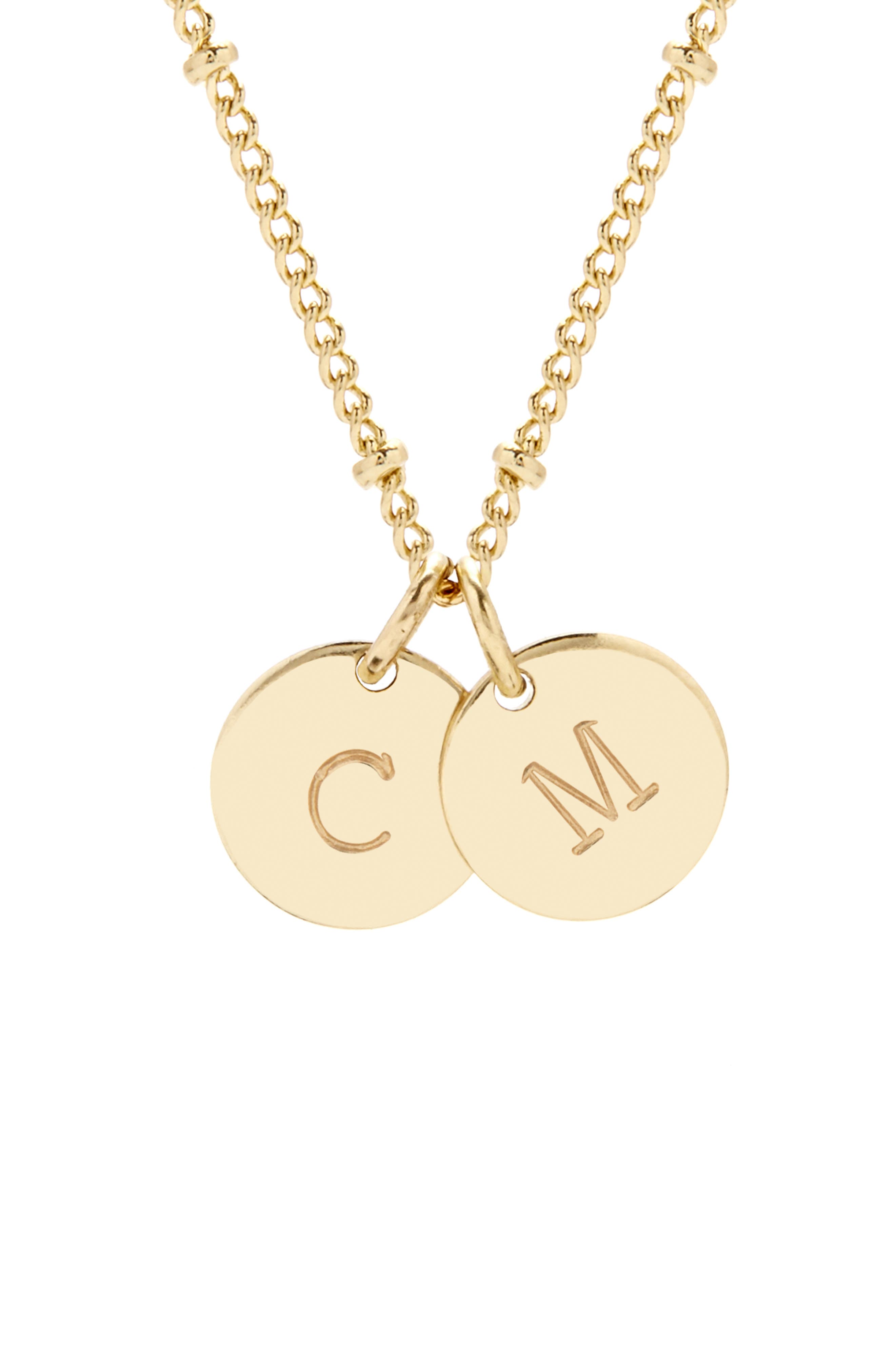 gold initial necklace | Nordstrom