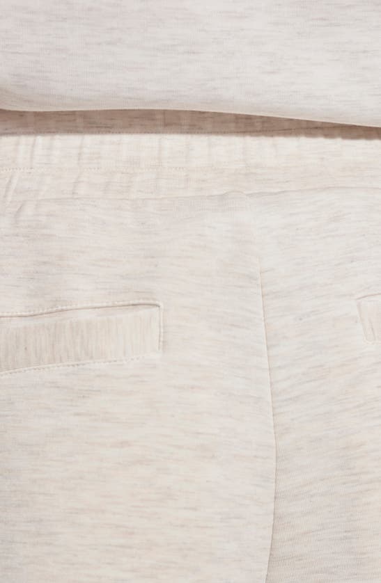 Shop Varley The Slim Cuff Joggers In Ivory Marl