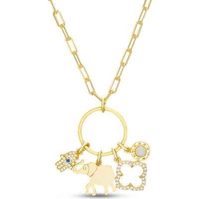 Lesa Michele Charm Necklace