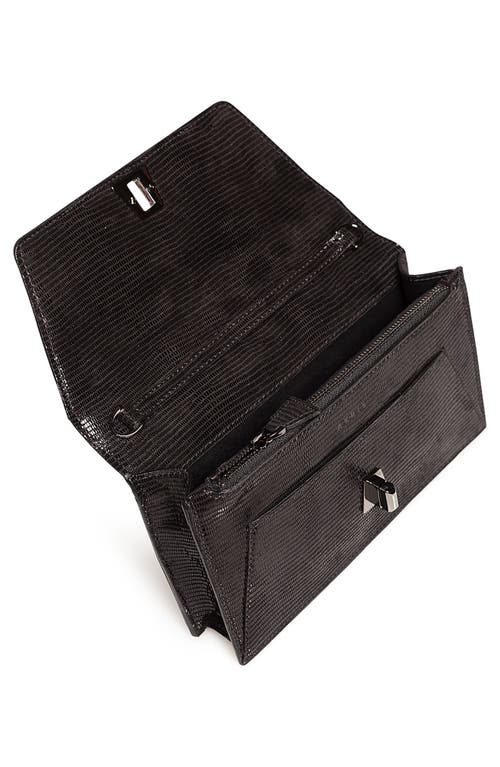 AKRIS AKRIS ANOUK LIZARD EMBOSSED WALLET ON A CHAIN 