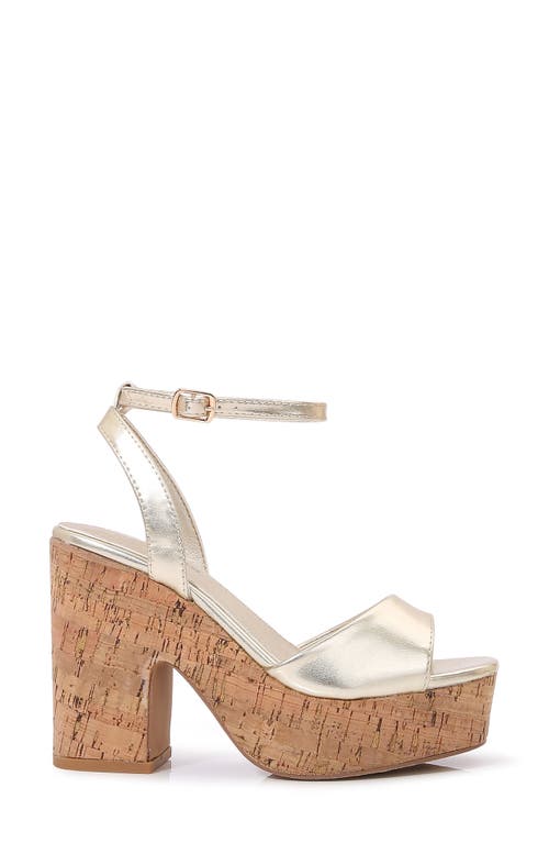 BERNESS BERNESS AVERIE CORK PLATFROM SANDAL