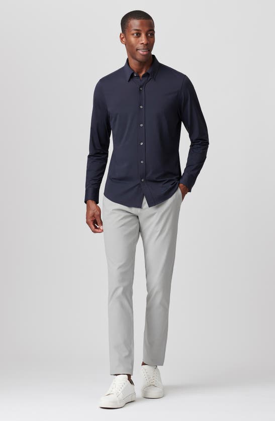 Shop Rhone Commuter Slim Fit Button-up Shirt In True Navy