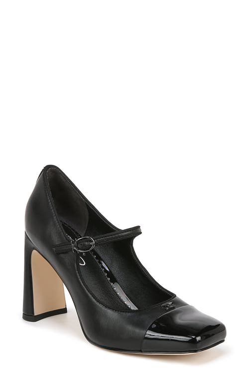 Circus Ny By Sam Edelman Elora Square Toe Mary Jane Pump In Black Patent