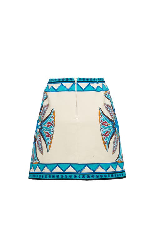 La Doublej Foulard Mini Skirt Lotus Placée Ivory In Lotus Placée Ivory