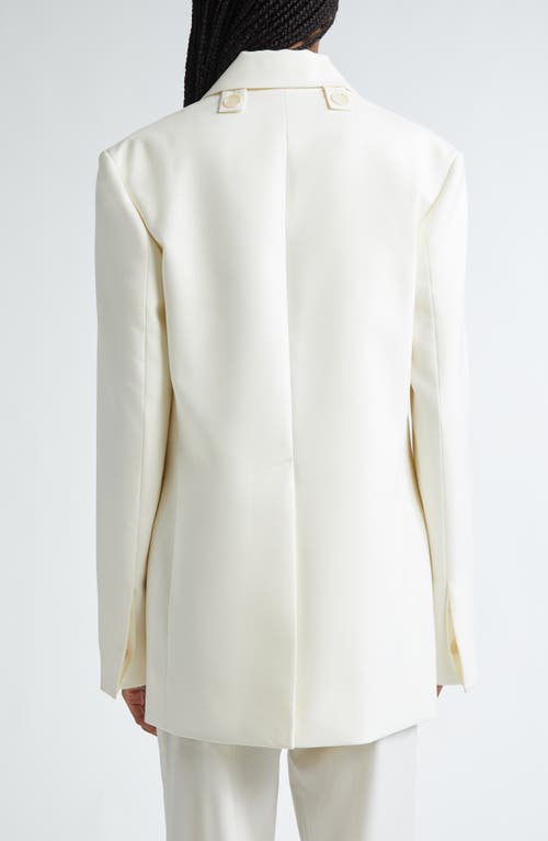 Shop Proenza Schouler Archer Single Breasted Stretch Twill Blazer In Wax