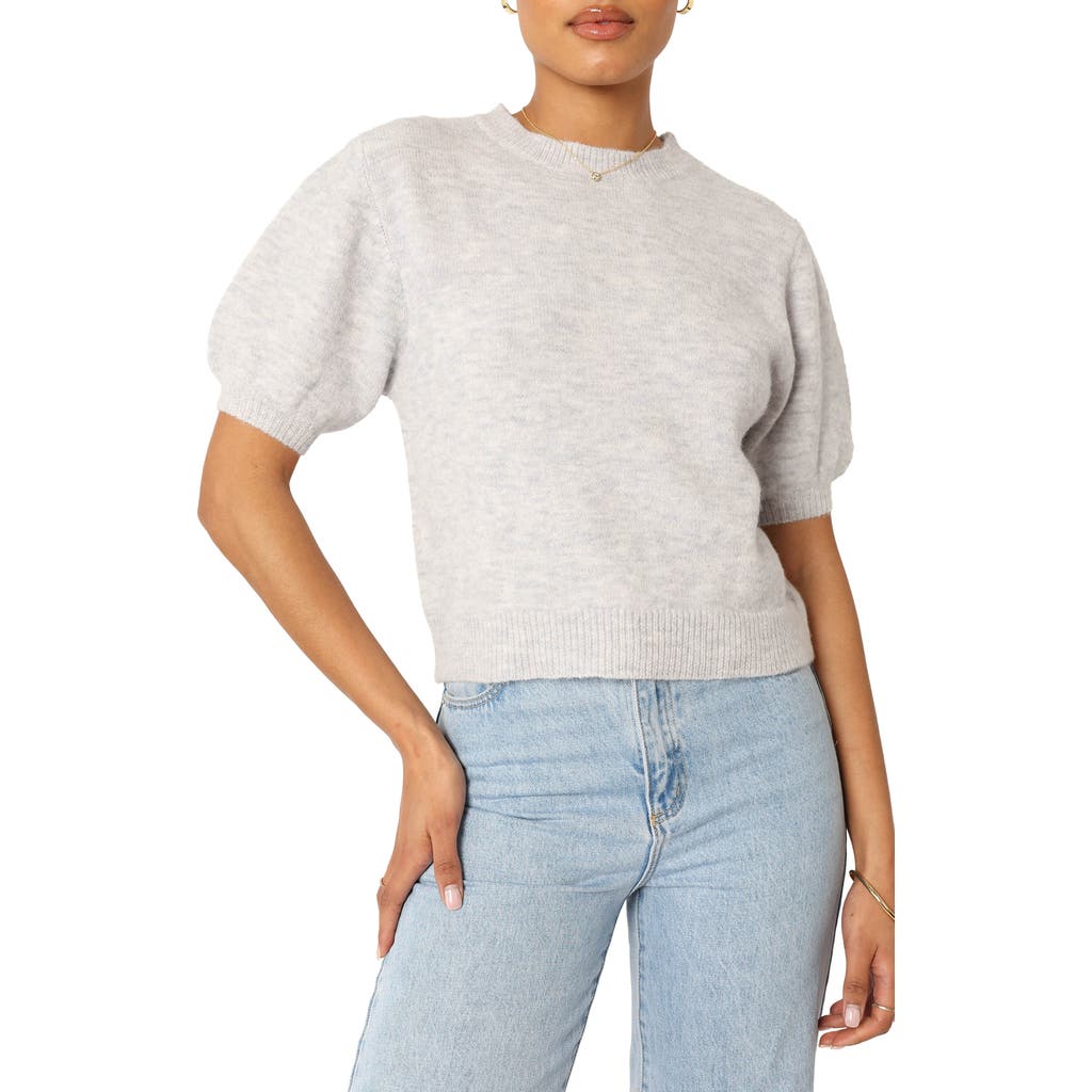 Petal And Pup Petal & Pup Noah Puff Sleeve Sweater In Brown