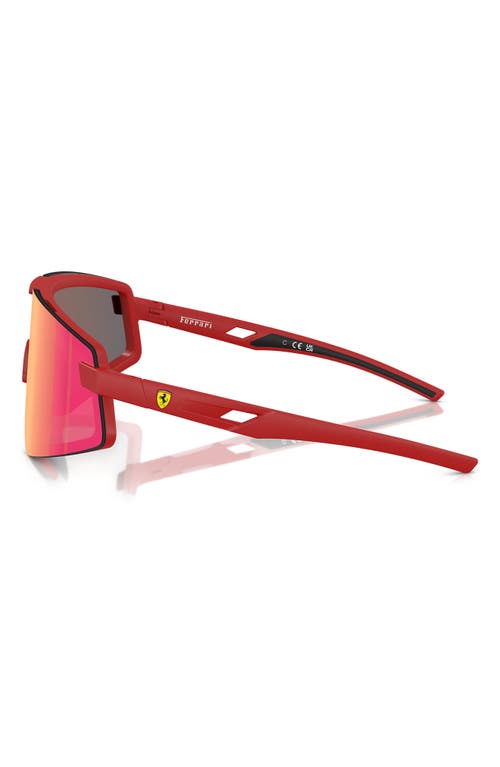 Scuderia Ferrari Men's Sunglasses Fz6009u In Matte Red
