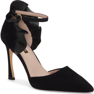 Louise Et Cie Tellisa Ruffle Pump- Black