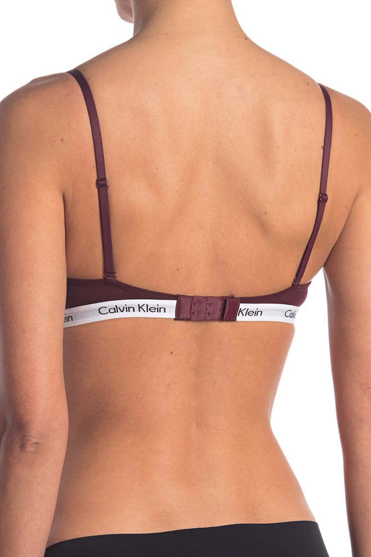 calvin klein triangle cup bralette