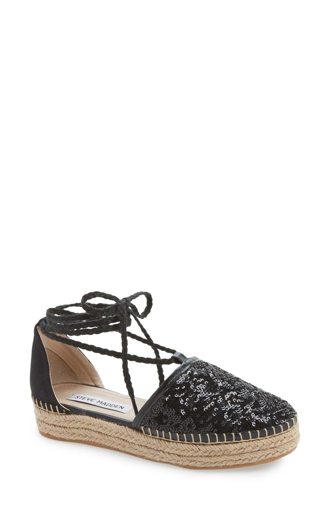 Steve Madden Ankle Tie Espadrille Sandal (Women) Nordstrom