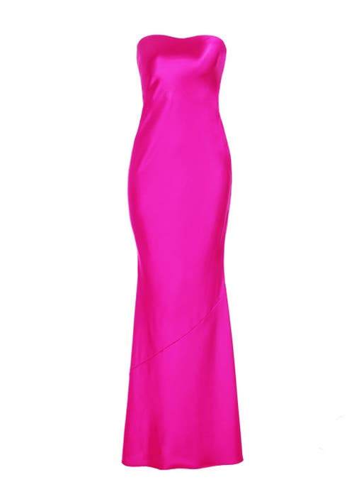 Shop Retroféte Retrofête Keaton Dress In Neon Pink