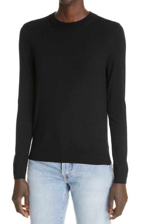 Partow Greta Virgin Wool Sweater In Black