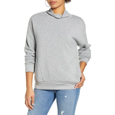 Project Social T Casey Funnel Neck Sweatshirt, Grey