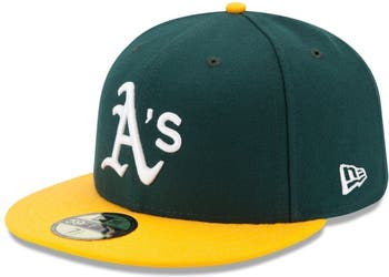  V.E Oakland A's Color Coordinated VALIDATED Active Sports Team  HAT with Yellow Embroidered Puffy Lettering : Sports & Outdoors