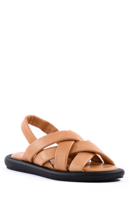 Seychelles Punchline Strappy Slingback Sandal In Tan