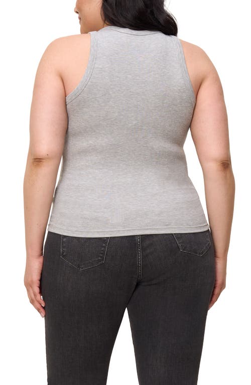 The Standard Stitch The Rib Tank In Heather Grey