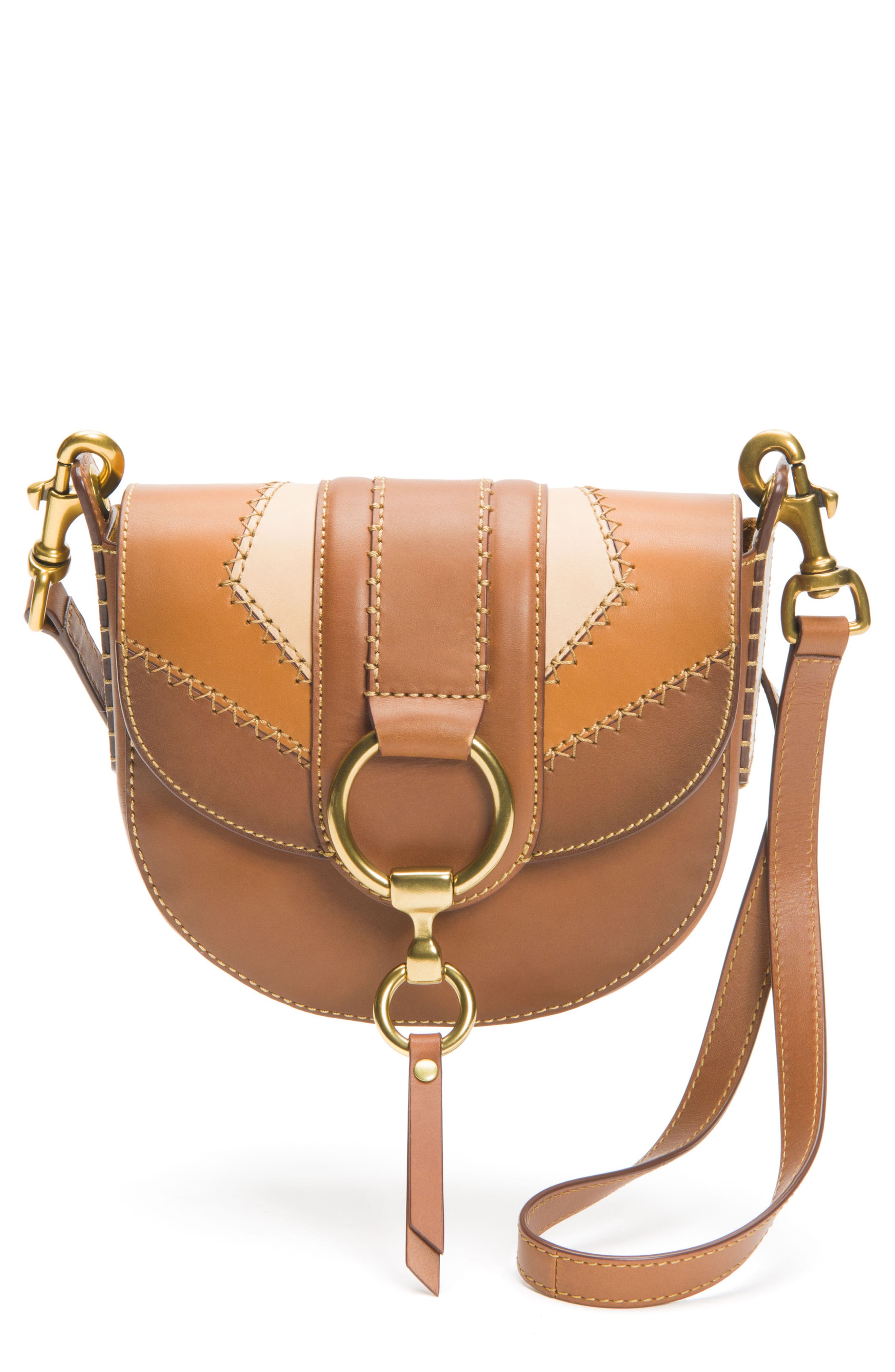 frye ilana saddle crossbody leather handbag