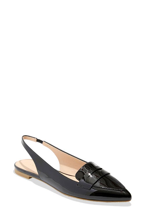 Jack Rogers Pennie Slingback Flat in Black 