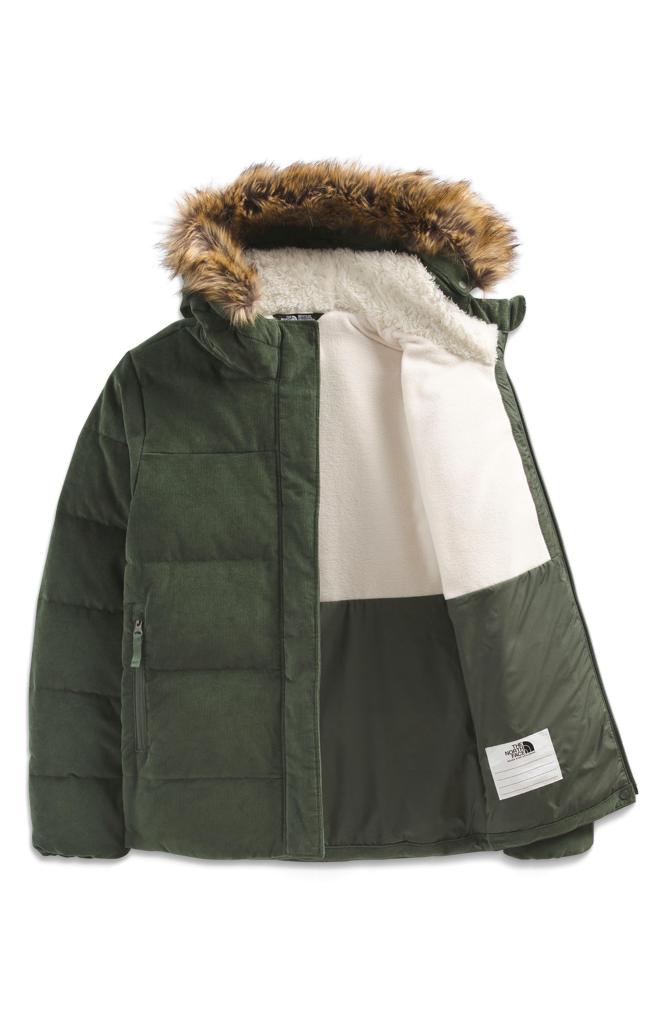 SITENG Girls' Kids Winter Fur Hooded Down Coat Parka Overcoat Puffer Jacket 