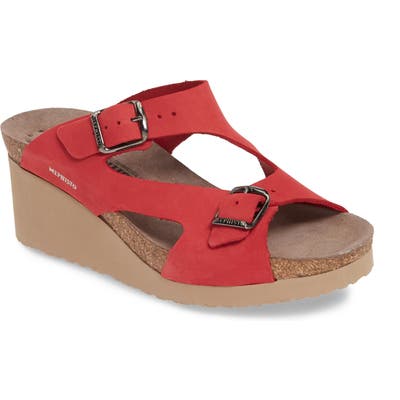 Mephisto Terie Slide Sandal, Red