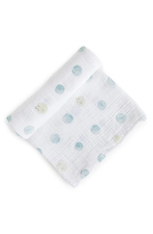Pehr Celestial Organic Cotton Swaddle in Luna Dusk at Nordstrom
