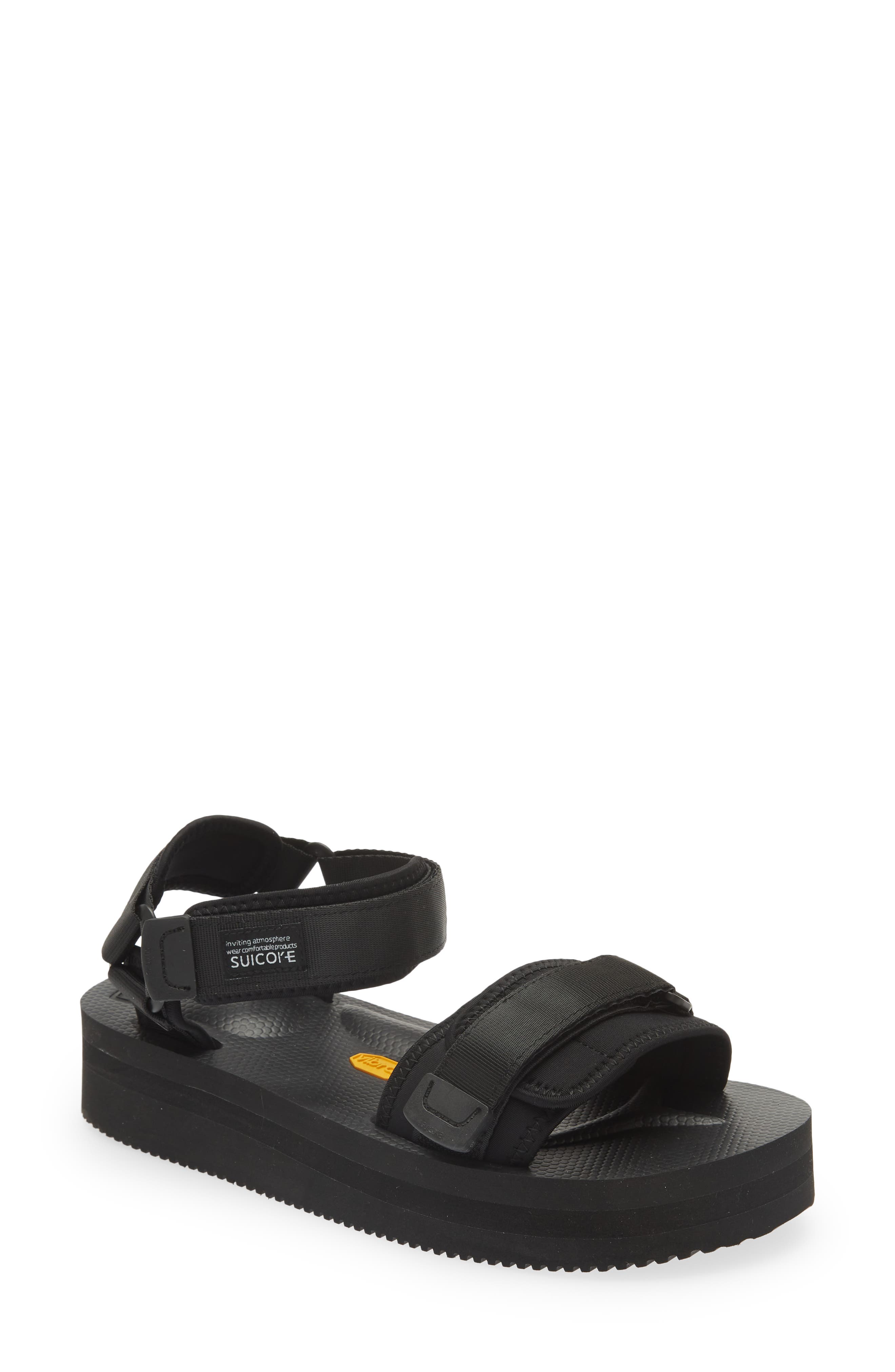 slides and flip flops Suicoke Synthetic Moto Cab Flat Sandals in Black for Men Mens Shoes Sandals 