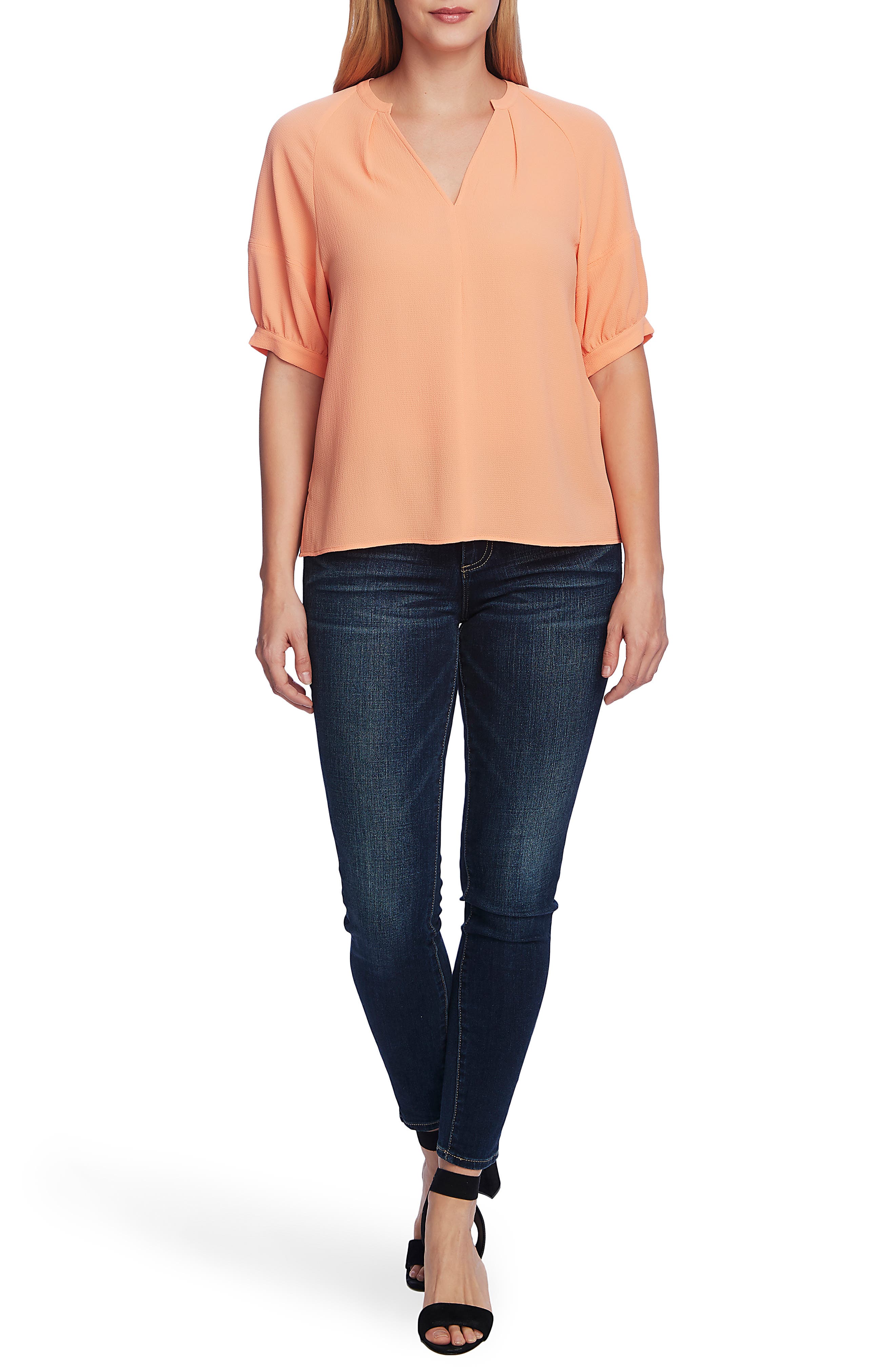 vince camuto bubble sleeve top