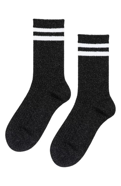 HANSEL FROM BASEL HANSEL FROM BASEL PHYSICAL SPARK METALLIC CREW SOCKS 