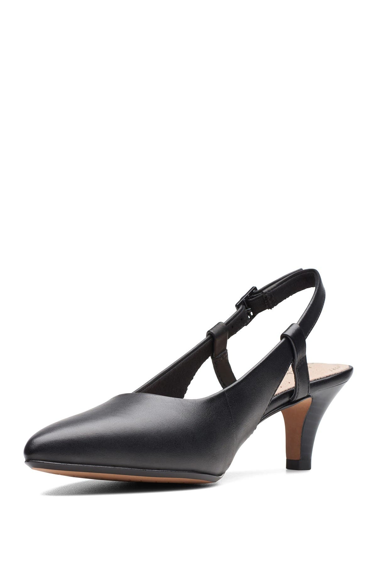 clarks black slingback shoes