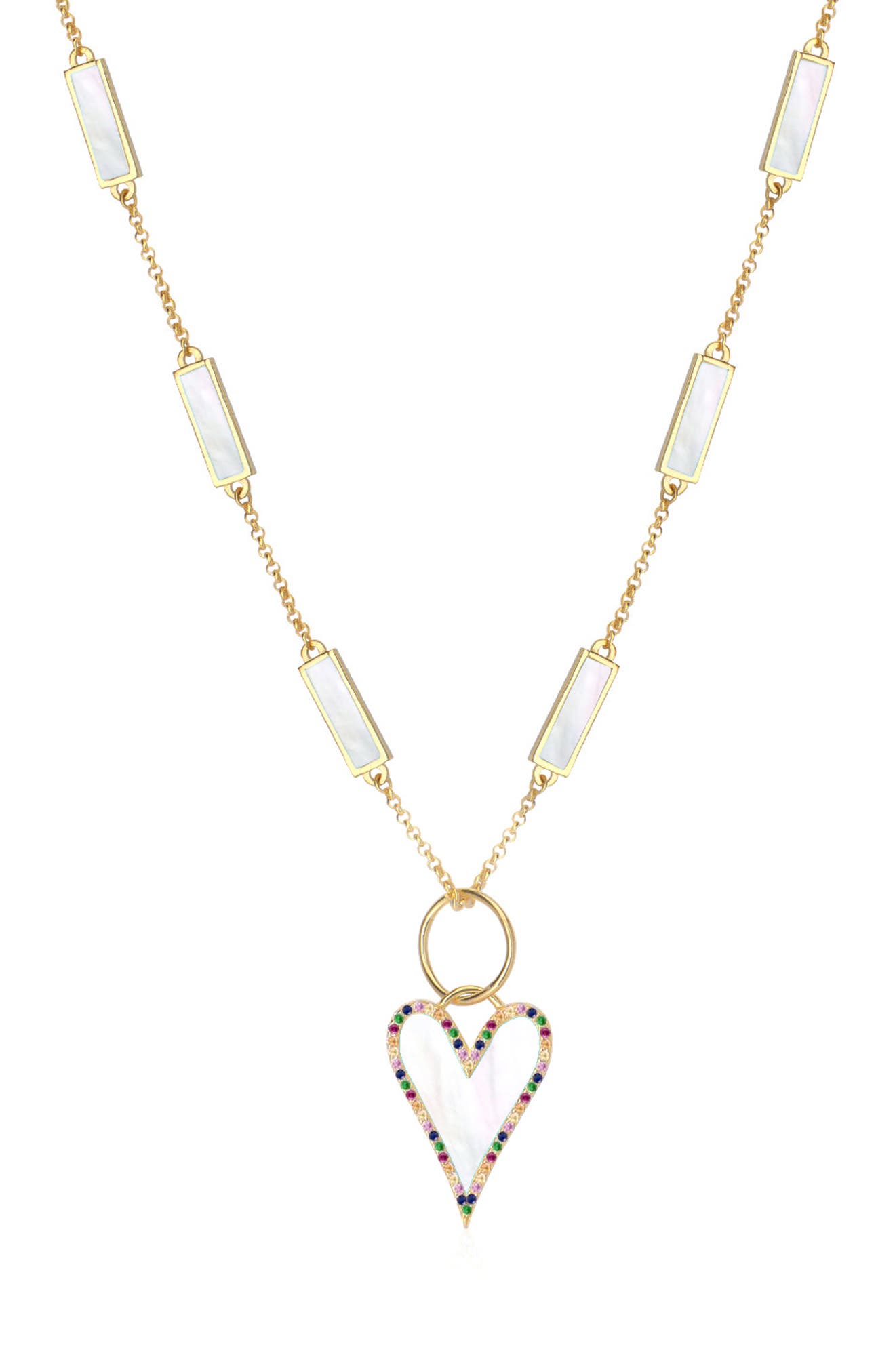 gabi rielle heart necklace