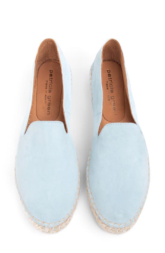 Shop Patricia Green Avery Platform Epsadrille Flat In Sky Blue