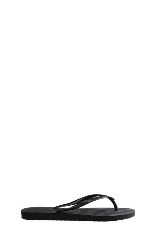 Havaianas Slim Flip Flop In Black