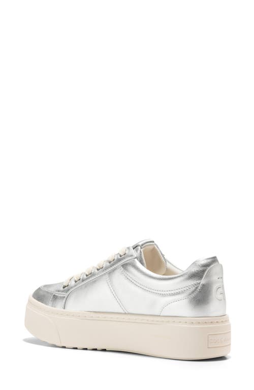 Shop Cole Haan Grandpro Max Platform Sneaker In Silver Multi