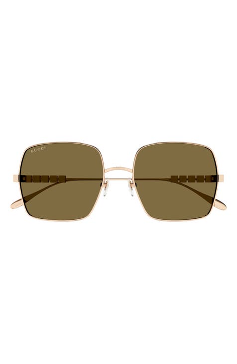 60mm Square Sunglasses