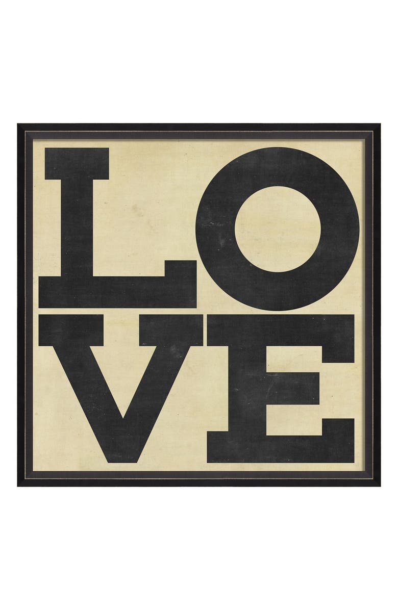Spicher and Company 'Love' Vintage Look Sign Artwork | Nordstrom